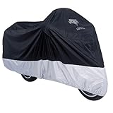 Nelson Rigg Deluxe All Season MC-904 Silver and Black Motorcycle Cover