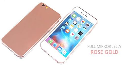 Lemano Full Mirror Jelly Case for iPhone 6/6S plus (rosegold)