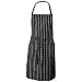 from BabyMad Ltd High Quality Striped Bib Apron With Pocket in Navy Blue - Free Delivery.