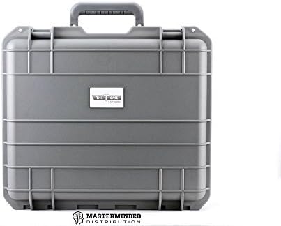 Tuff Protection 7" T Case - Hard Shell Case [Water Proof, Crush Proof, Purge Valve and Padlock Compatible for all your delicate items] [Safely store Glass, Guns, Electronics and Camera Equipment!] [Comes with customizable pluck-out foam for a snug fit] Available in [Black, Blue, Red, Slime Green and Grey] (Grey)