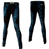 Roxy Junior's Jet Lag Legging,Black/Blue,9