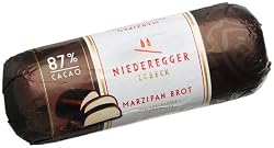 Niederegger 87% Cacoa Marzipan  Brot (Chocolate Covered Marzipan Loaf), 4.4-Ounce Bars (Pack of 3)