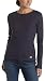Carhartt Women's Long Sleeve Henley,Dark Navy,Large