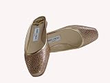 Jimmy Choo - Jimmy Choo Shoes Gold Maya Flats- OnlyModa
