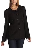 Mac & Jac Women's Solid Boucle 3/4 Length Jacket