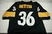 Steelers Jerome Bus Bettis Signed Authentic Jersey Psa