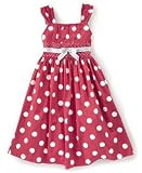 Bonnie Jean Little Girl Red Polka-Dot Dress