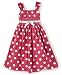 Bonnie Jean Little Girl Red Polka-Dot Dress