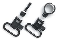 Uncle Mike's Centerfire Lever Action Full Band Sling Swivels for .645-.660-Inch Magazine Tube Diameters (Blued, 1-Inch Loop) by Uncle Mike's