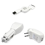 USB CABLE+AC WALL+CAR CHARGER FOR APPLE IPHONE 3G NEW