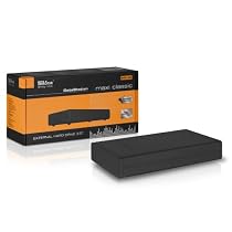 TrekStor DataStation maxi classic externe Festplatte 8,9 cm (3,5 Zoll) 250 GB (Hi- Speed USB 2.0 Anschluss, Modernes Stromspar-Management: "Auto- Off- Technology")