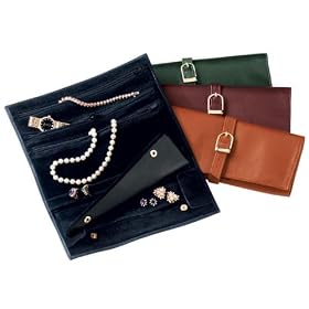 Leather Jewelry Roll