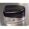 Microplane Grate and Shake Nutmeg Grinder/Grater, Black