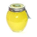 Vanilla Flower Sugar Scrub in a Glass Bottle/15.22 Fl Oz/450 Ml