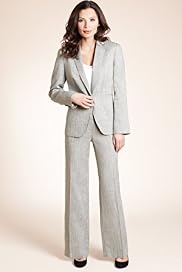 Linen Miracle™ Crease Resistant 1 Button Angle Pockets Jacket