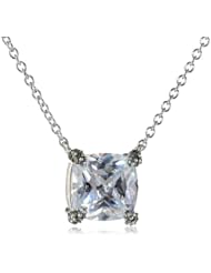 Judith Jack "Aurora" Sterling Silver, Marcasite and Cubic-Zirconia Pendant Necklace, 18"