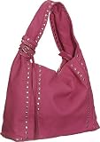 Oversized ''Celeste'' Hobo - Fuchsia