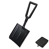車載 携帯 収納に便利 折りたたみ式 スコップ フォールディングショベル [収納バッグ付] スノーショベル 雪 雪かき 折り畳み 車 雪対策 農作業