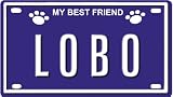 41h JWTPrAL. SL160  LOLA Dog Name Plate for Dog House. Over 400 Names Availaible. Type in Name Dog Plate in Search. Your Dog Name will show up.