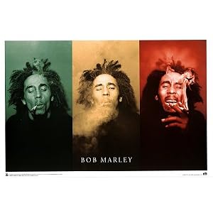 Bob Marley - Personality Poster (Jamaican Flag) (Size: 24