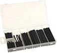 Anytime Tools 127 pc Heat Shrink Wire Wrap Cable Sleeve Tubing Sets Assorted Size w/Case