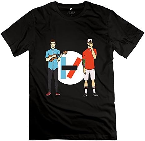 Geek Twenty One Pilots Logo Men's Tee Black Size XL