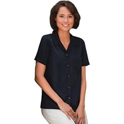Bill Blass Ladies' Solid Color Sanded Camp Shirt