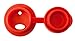 Pura Sport Big Mouth Silicone Sport Top, Red (Plastic Free, NonToxic Certified, BPA Free)