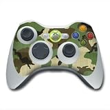 Woodland Camo Design Skin Decal Sticker for the Xbox 360 Controller