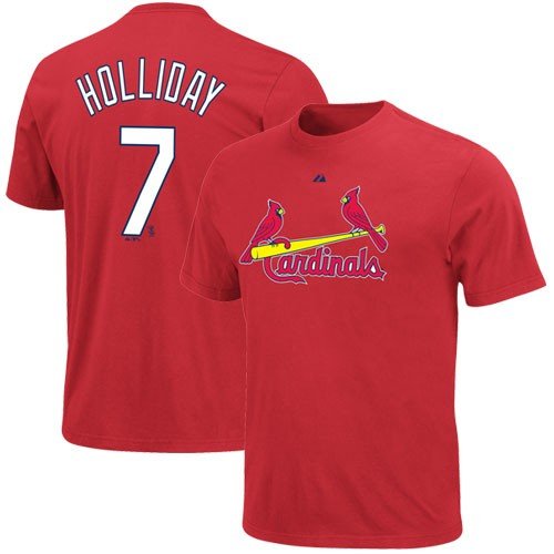 MLB Men's St.Louis Cardinals Matt Holliday 0Nm/ Basic Tee