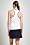 Sleeveless Racerback Stretch Pique Tennis Dress