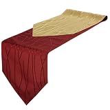 SONATA TABLE RUNNER PLUM/GOLD