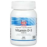 Rite Aid Vitamin D-3 Tablets, 1000 IU 240 Ct.