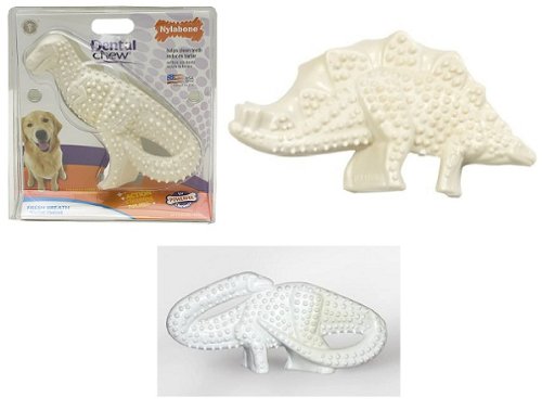 Nylabone Durable Dental Dinosaur Chew Toy (Dinosaur Varies)