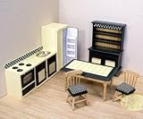 Melissa & Doug Deluxe Doll-House Kitchen Furniture