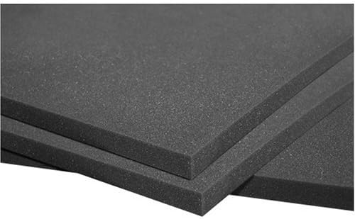 Acoustic Absorption Panels Charcoal Gray. 1" X 48" X 48" (3 Pack)