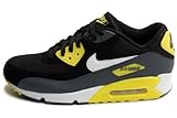Nike Men's Air Max 90 Essential Black/White/Snc Yllw/Armry Slt Running Shoes 11 Men US
