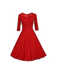 Satin Vintage Elbow Length Sleeves Scoop Neck Evening Dress 