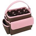 Mackinac Moon-Pink/Chocolate W/Polka Dots