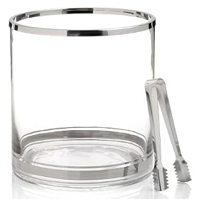 Colin Cowie Silver Chic Collection Large Ice Bucket by Colin Cowie