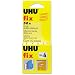 UHU Fix 50 Adhesive Cushion Pads Double-sided Load Capacity 300g 50 Pads Ref 40259