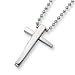 Stainless Steel Cross Necklace on 22