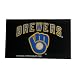 MLB Baseball Milwaukee Brewers Retro Logo Nylon Trifold Wallet