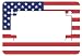 USA Flag Motorcycle License Plate Frame