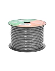 Car Audio or Theater: Pyramid RPB10100 Ground Wire 10-Gauge, 100 Feet, Flexible, OFC Cable Wire, Translucent (Black) - Sound Around