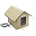 Milliard Portable Heated Outdoor Pet House, 22 x 18 x 17