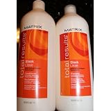 Matrix Sleek Shampoo & Conditioner Liter Duo