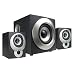 bazoo Mara 250 2.1 Lautsprecherset (MDF-Geh�use, 22 W RMS, Kabelfernbedienung) schwarz