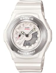 Casio Womens BGA140-7BCR Baby-G Shock Resistant Analog Digital Watch