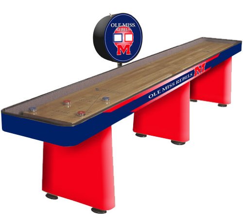 Ole Miss Rebels 14 Foot Venture Shuffleboard Table